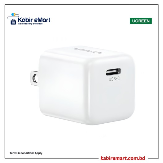 UGREEN CD241 20W Mini PD Type-C Fast Charger #10220