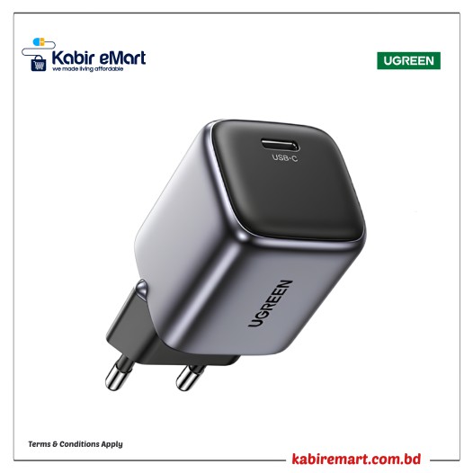 Ugreen Nexode Mini CD318 20W Type-C GaN Fast Charger Adapter #90664
