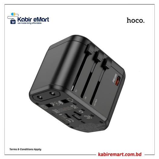 Hoco AC15 Walker 3-Port PD20W Universal Conversion Charger