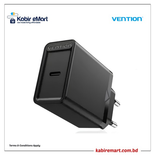 VENTION FADB0-EU Type-C 20W Wall Charger Adapter