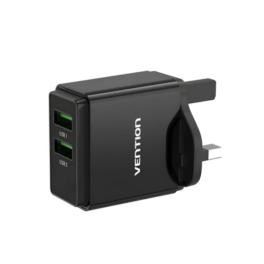 VENTION FBAB0-UK 18W Dual Port USB Wall Charger