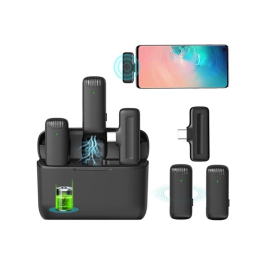 Ulanzi J12 Dual Wireless Microphone with Charging Case For Type-C