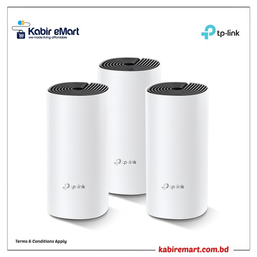 TP-Link Deco E4 AC1200 Dual-band Mesh Router (3 Pack)