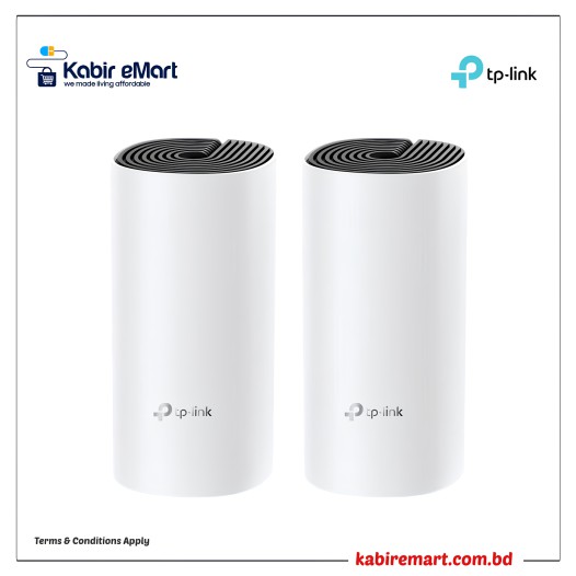 TP-Link Deco M4 AC1200 Dual-Band Mesh Router (2 Pack)