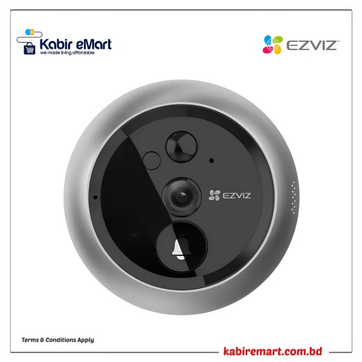 Hikvision Ezviz DP2C Portable Wi-Fi Peephole Video Doorbell