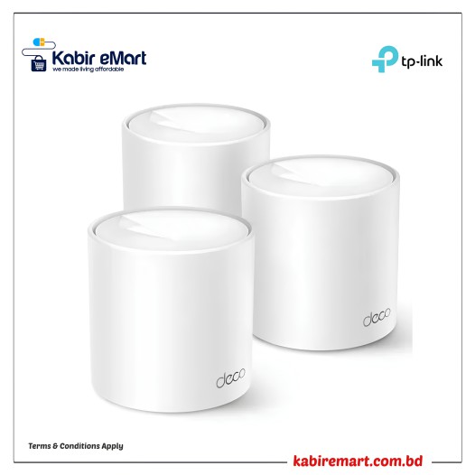 TP-Link Deco X50 AX3000 Dual Band Mesh Router (3-Pack)