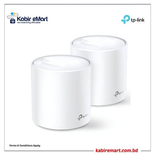 TP-Link Deco X60 AX5400 Dual-Band Mesh Router (2-pack)