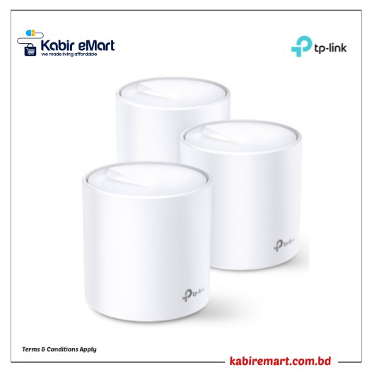 TP-Link Deco X60 AX5400 Dual-Band Mesh Router (3-pack)