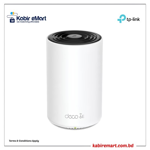 TP-Link Deco XE75 AXE5400 Tri-Band Wi-Fi 6E Mesh Router (1-pack)