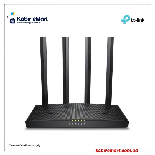 TP-Link Archer C6U AC1200 Dual-Band Gigabit WiFi Router