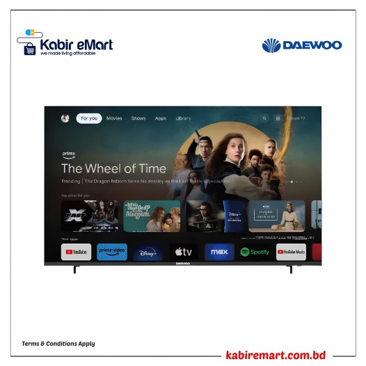Daewoo 50DM54UAB 50 Inch 4K Android Google Smart TV