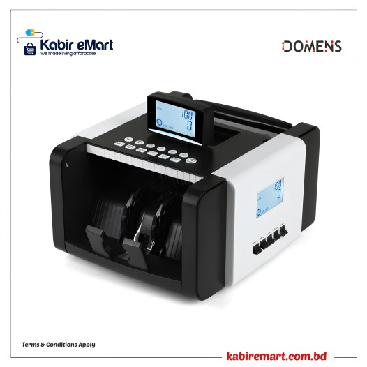 DOMENS DMS-1280T Double LCD Display Money Counter