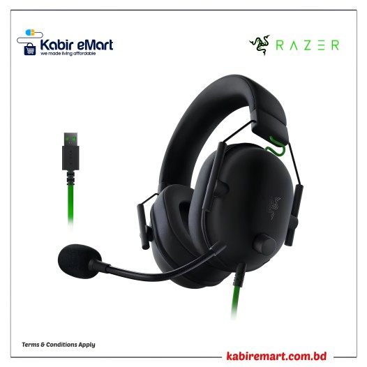 Razer Black Shark V2 X USB 7.1 Surround Sound Gaming Headset (Global)
