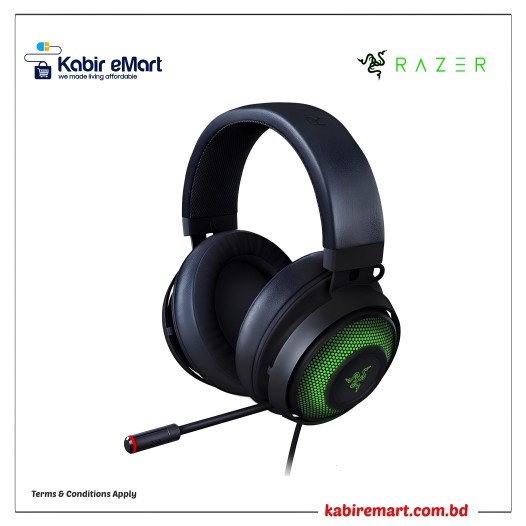 Razer Kraken Ultimate 7.1 Surround Sound RGB Under glow Lighting Gaming Headset (Global)