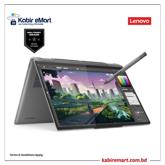 Lenovo Yoga 7 2-in-1 14AHP9 Ryzen 7 8840HS AI Integrated 14 Touch Laptop