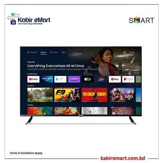 Smart SEL 55V24K 55 Inch 4K Voice Control Android LED Smart TV