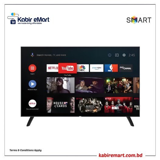 Smart SEL 65S224KKS 65 Inch 4K Voice Control Android TV