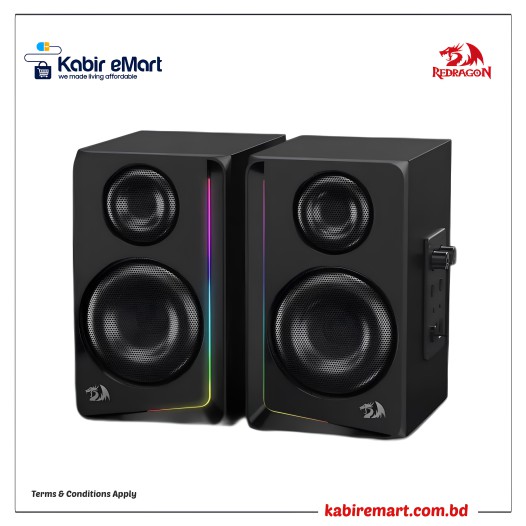 Redragon GS812 Andante 2.0 Channel Wireless RGB Gaming Speaker
