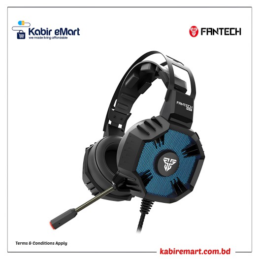 Fantech HG21 Hexagon USB 7:1 Gaming Headphone Black