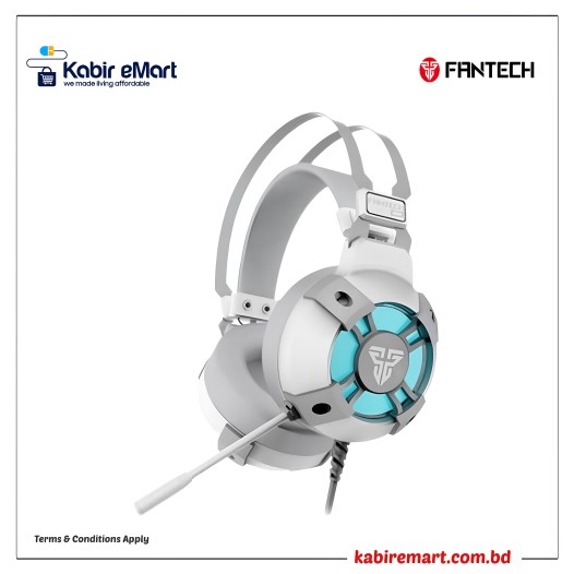 Fantech HG11 Captain 7.1 Surround Sound Space Edition RGB USB Gaming Headphone White