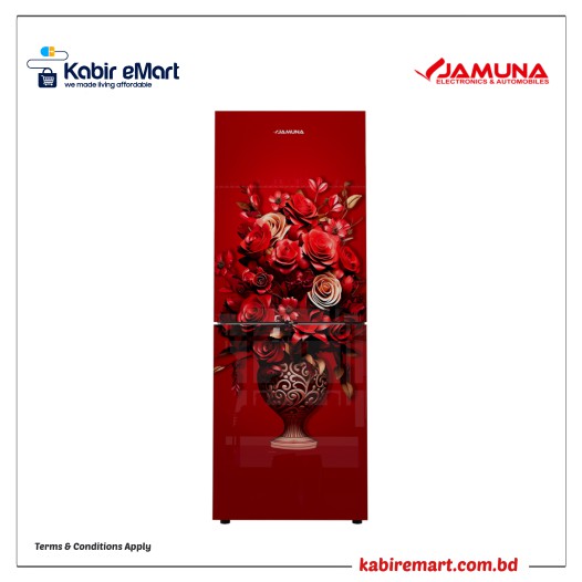JE5-TM2B8QD Red Flower Jamuna Refrigerator