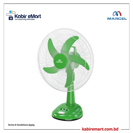 MRTF14A (14") Marcel Rechargeable Table Fan