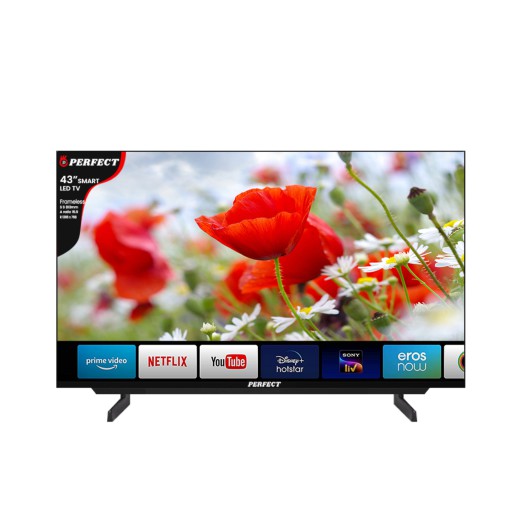 Perfect 43 Inch Smart LED TV, Frameless