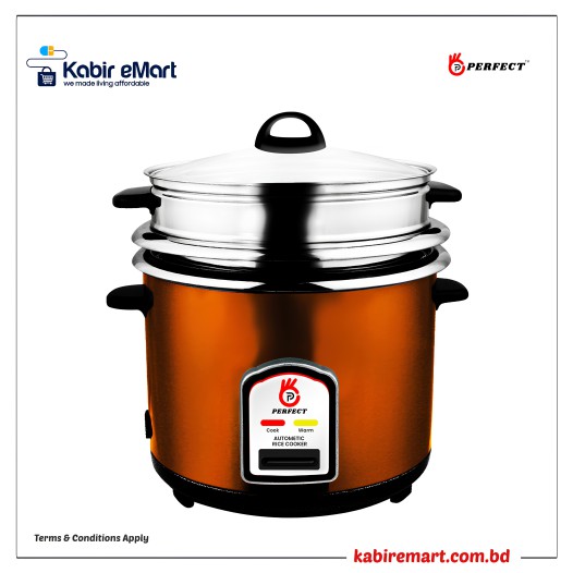 Perfect Electric Rice Cooker-Golden