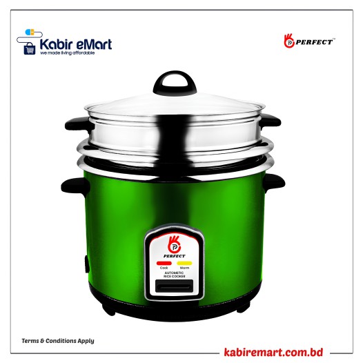 Perfect Electric Rice Cooker-Green