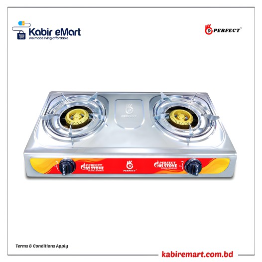 Perfect MS Gas Stove Double Auto Burner 90BK