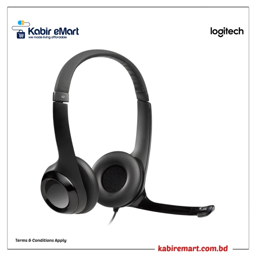 Logitech H390 Stereo USB Headset with Microphone
