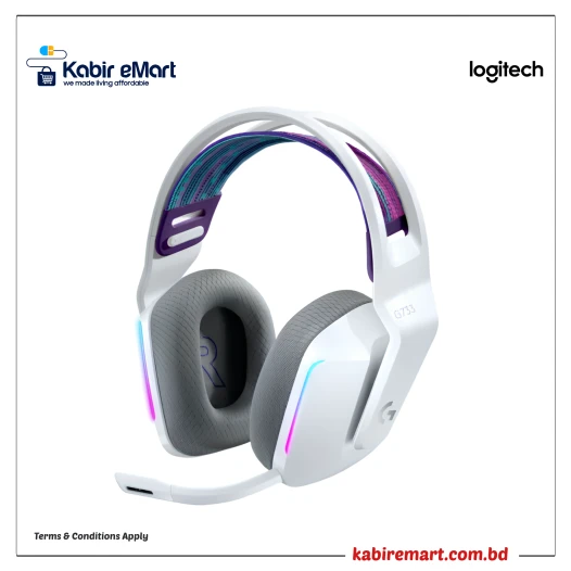 Logitech G733 LIGHTSPEED Wireless RGB Gaming Headset White