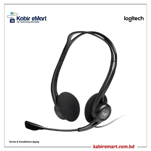 Logitech H370 USB Headphone with Noise-Canceling Microphone
