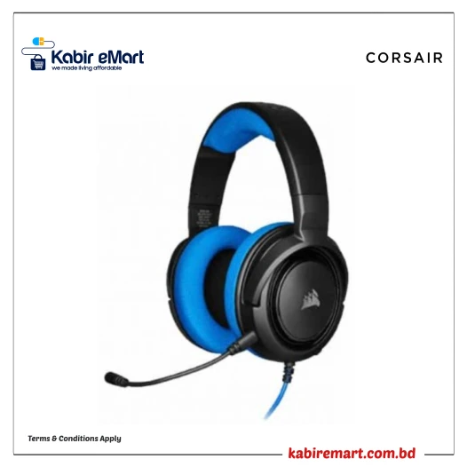 Corsair HS35 Stereo Gaming Headphone - Blue