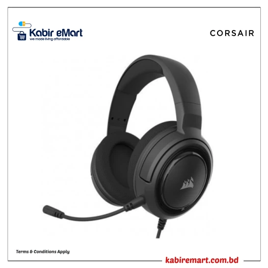 Corsair HS35 Stereo 3.5mm Gaming Headphone Carbon Black
