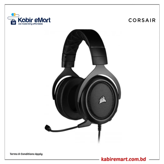 Corsair HS50 Pro Stereo 3.5mm Gaming Headphone (Carbon)