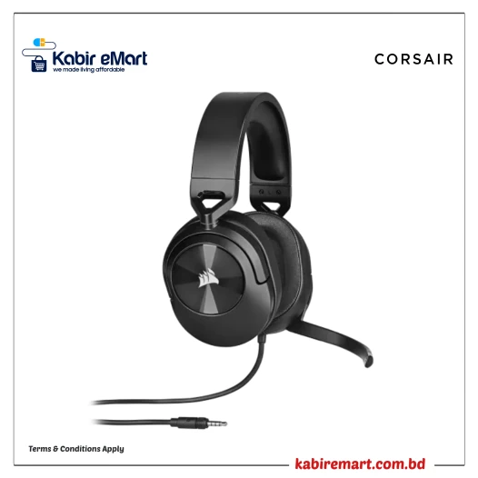 Corsair HS55 7.1 SURROUND Gaming Headphone Carbon