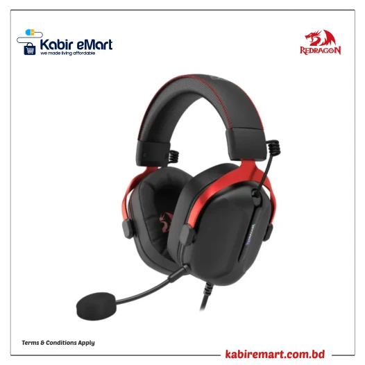 Redragon H312 Cybill 7.1 Surround Sound RGB USB Gaming Headphone