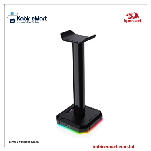 Redragon HA300 Scepter Pro RGB Backlit Gaming Headphone Stand