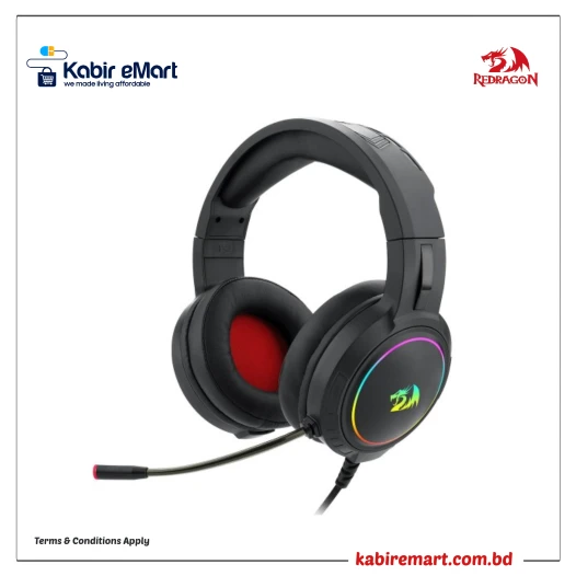 Redragon H270 Mento RGB Wired Gaming Headset