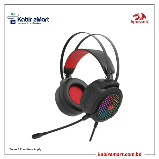 Redragon Carmen H261 RGB Wired Gaming Headphone