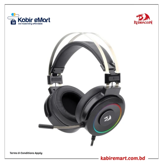 Redragon H320 LAMIA-2 7.1 Surround Sound USB Gaming Headset