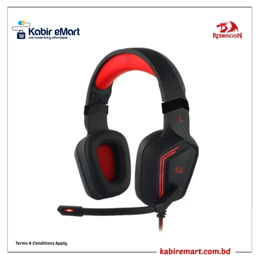 Redragon H310 MUSES Wired 7.1 Surround-Sound Gaming Headset