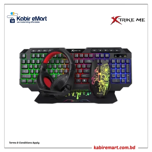 Xtrike Me CMX-415 4 in 1 Gaming Combo
