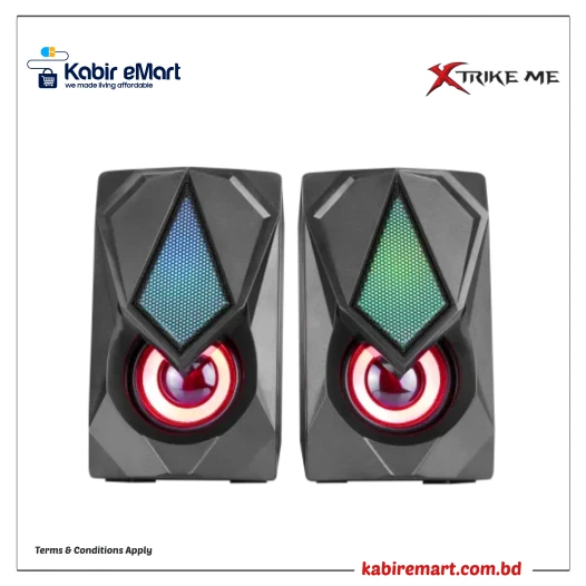Xtrike Me SK-402 2.0 Channel Stereo RGB Gaming Speaker