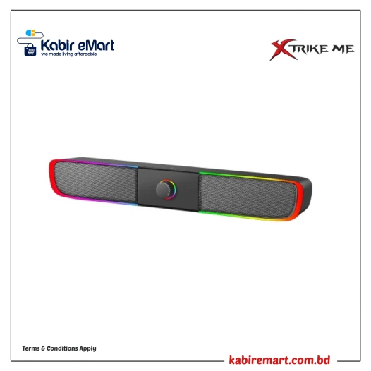 Xtrike Me SK-600 2.0 Channel Stereo RGB Gaming Speaker