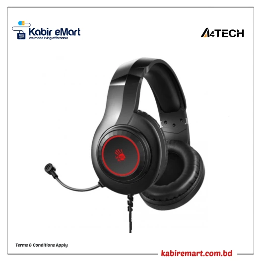 A4TECH Bloody G220 3.5mm & USB Gaming Headphone Black