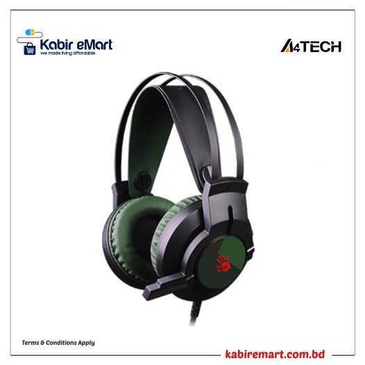 A4TECH J437 Bloody Gaming Headset Army Green