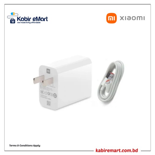 Xiaomi 33W Fast Charger with Type-C Cable (MDY-11-EX)
