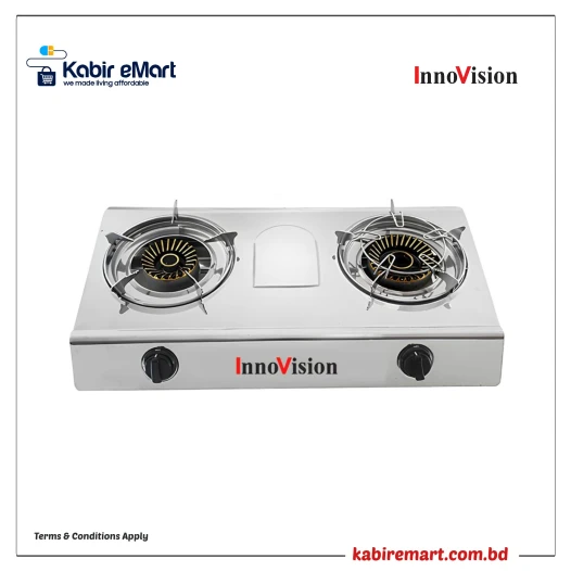 NILGS-Gas Stove SS Double Burner